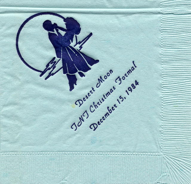 TNT Christmas Formal Napkin